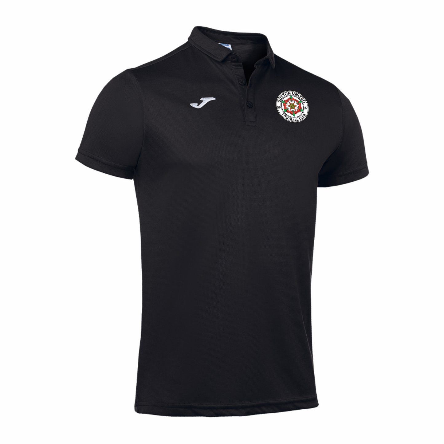 Sutton United FC Junior Black Polo Shirt