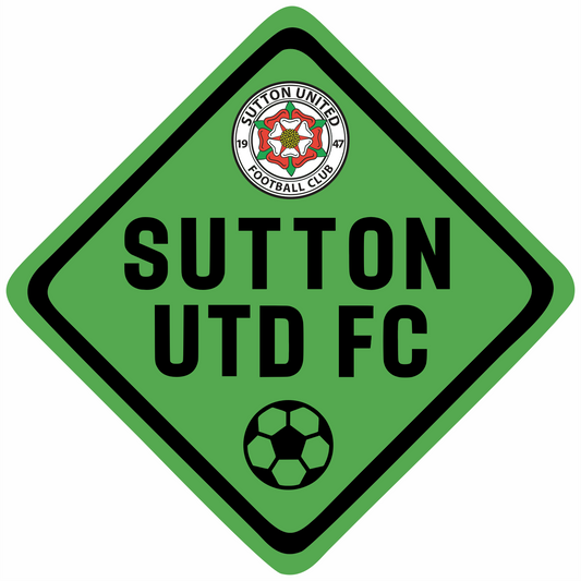 Sutton United FC Car Sticker